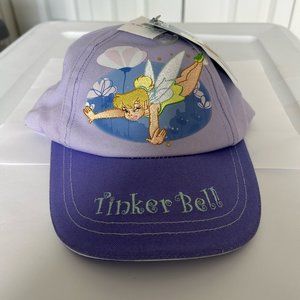 Vintage Disney Tinkerbell Hat Girl's New With Tags Purple